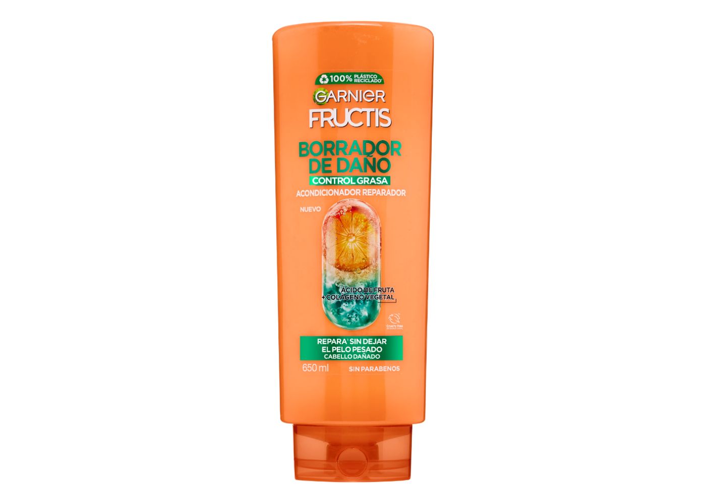 Acondicionador Fructis Borrador de Daño Control Grasa 650ml